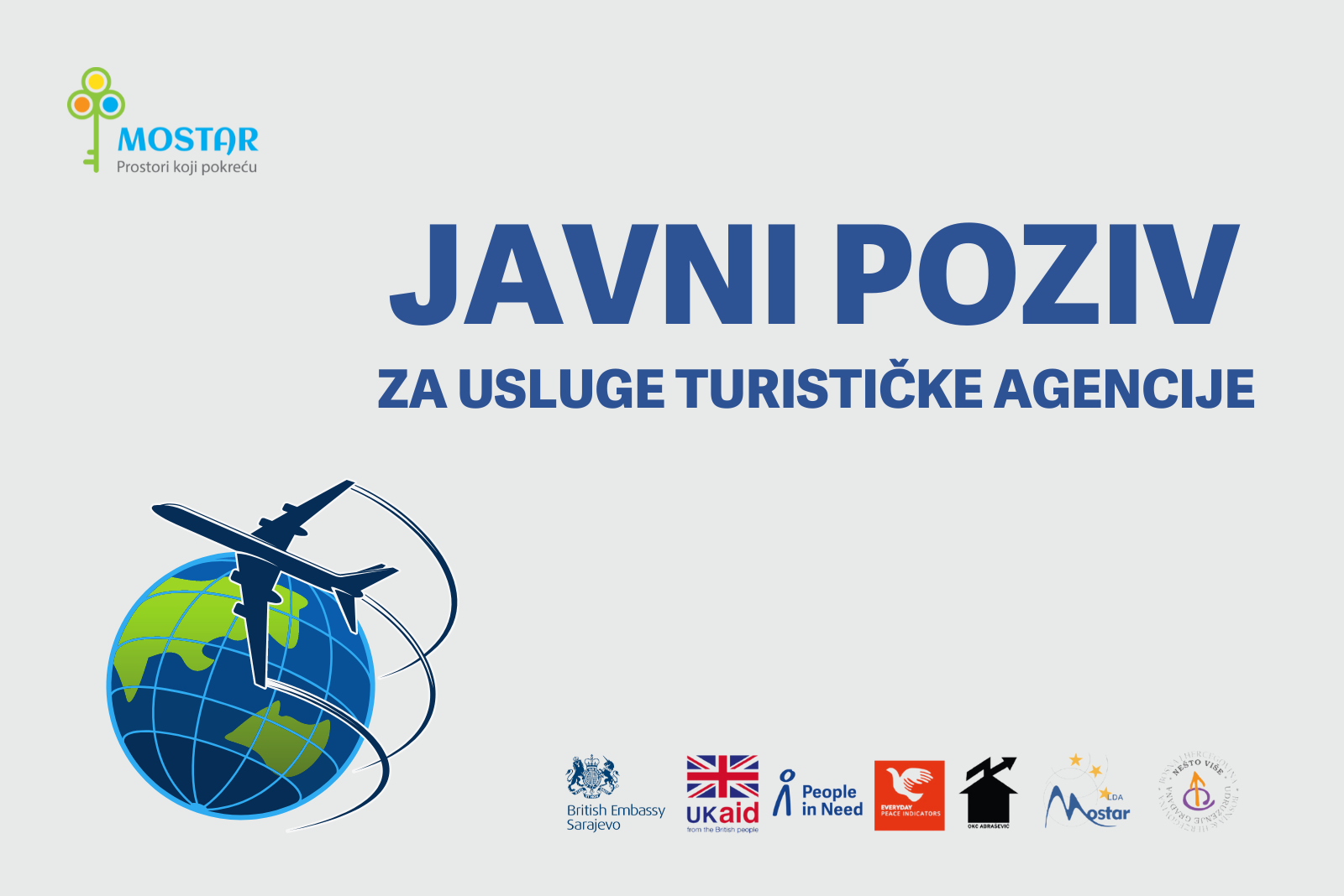People in Need traži usluge turističke agencije za organizaciju medijskih posjeta u okviru Projekta Mostar